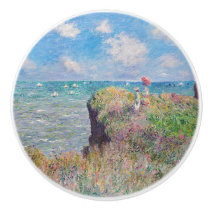 Claude Monet - Cliff Walk in Pourville Keramikknauf