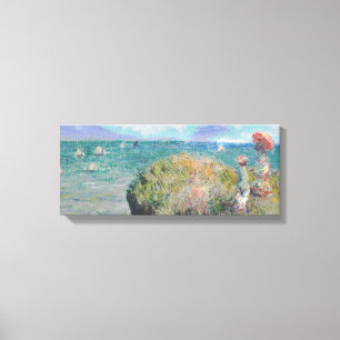 Claude Monet: Cliff Walk in Pourville Leinwanddruck