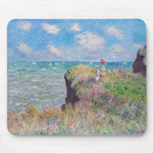 Claude Monet - Cliff Walk in Pourville Mousepad