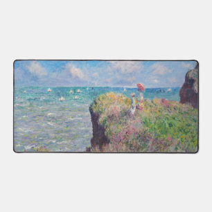 Claude Monet - Cliff Walk in Pourville Schreibtischunterlage