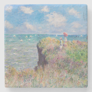 Claude Monet - Cliff Walk in Pourville Steinuntersetzer