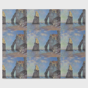 Claude Monet Cliffs von Etretat Impressionist Pain Geschenkpapier