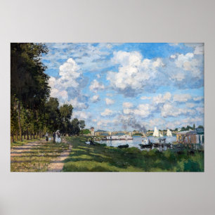 Claude Monet - Das Becken in Argenteuil Poster