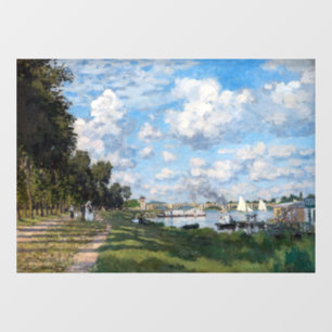 Claude Monet - Das Becken von Argenteuil Fensteraufkleber