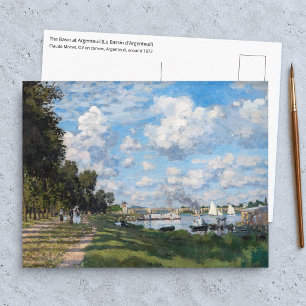 Claude Monet - Das Becken von Argenteuil Postkarte