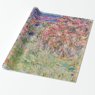 Claude Monet Das Haus zwischen den Rosen GalerieHD Geschenkpapier