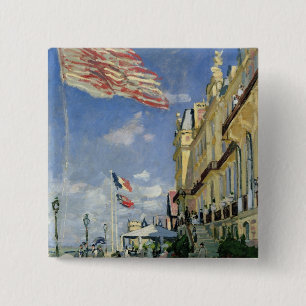 Claude Monet   das Hotel-DES Roches Noires Button