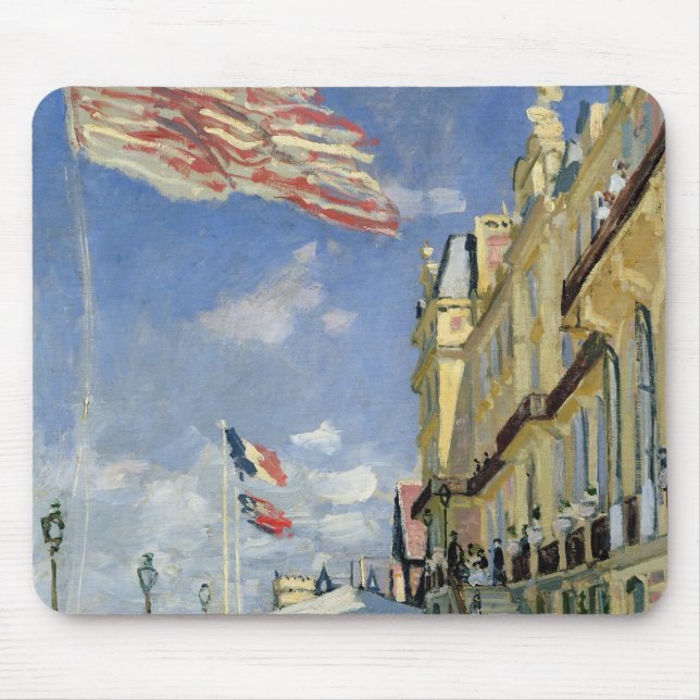 Claude Monet | das Hotel-DES Roches Noires Mousepad (Vorne)