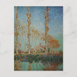 Claude Monet - Das Kunstwerk der Poplars Postkarte