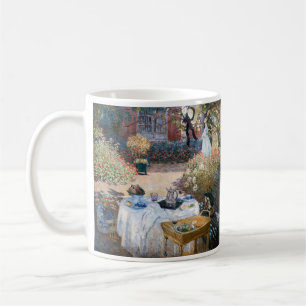 Claude Monet - Das Mittagessen, dekoratives Paneel Kaffeetasse