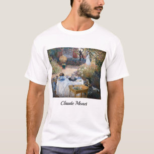 Claude Monet - Das Mittagessen, dekoratives Paneel T-Shirt