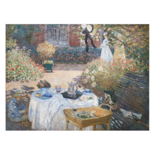 Claude Monet - Das Mittagessen, dekoratives Paneel Tischdecke