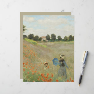 Claude Monet Das Mohnfeld bei Argenteuil Kunst