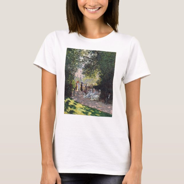 Claude Monet | das Parc Monceau T-Shirt (Vorderseite)