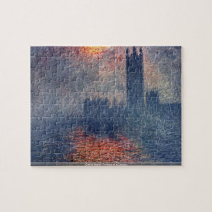Claude Monet - das Parlament in London verwirren Puzzle
