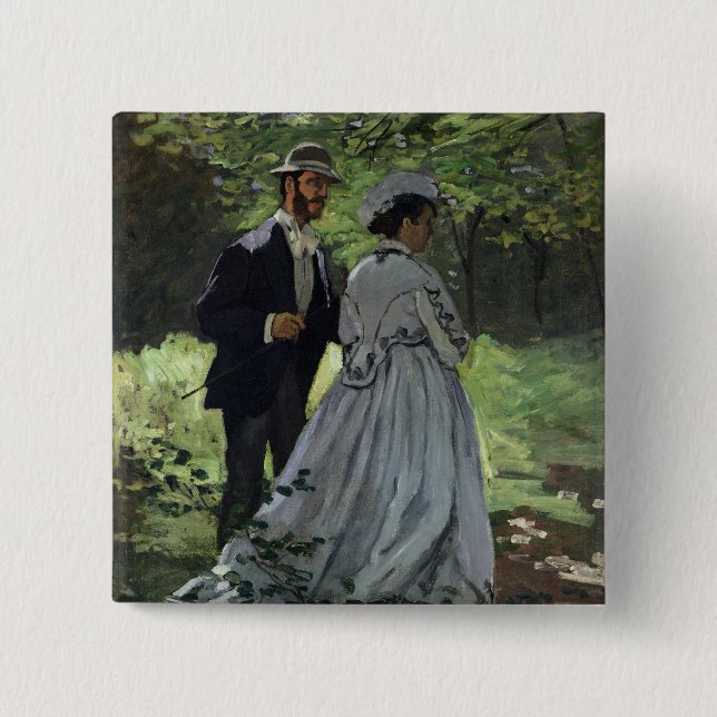 Claude Monet | das Promenaders, Bazille, Camille Button (Vorderseite)