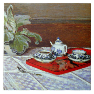 Claude Monet - Das Teeservice, Fliese