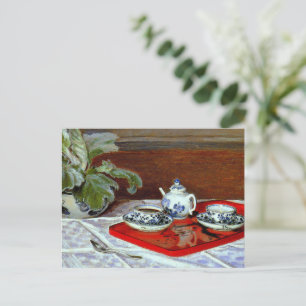 Claude Monet - Das Teeservice, Postkarte