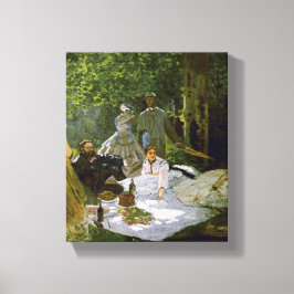Claude Monet – Déjeuner sur l'herbe – 1866 Leinwanddruck