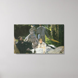 Claude Monet Dejeuner sur l'Herbe, Chailly Leinwanddruck
