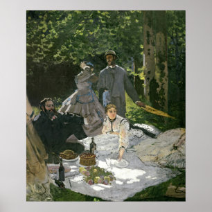 Claude Monet   Dejeuner sur l'Herbe, Chailly Poster