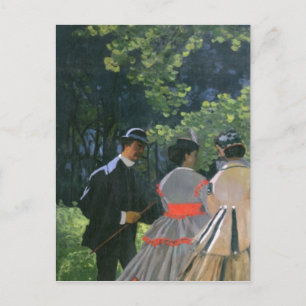 Claude Monet Dejeuner sur l'Herbe, Chailly Postkarte