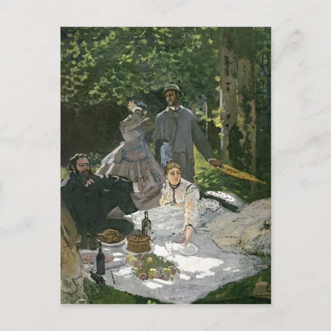Claude Monet | Dejeuner sur l'Herbe, Chailly Postkarte (Vorderseite)