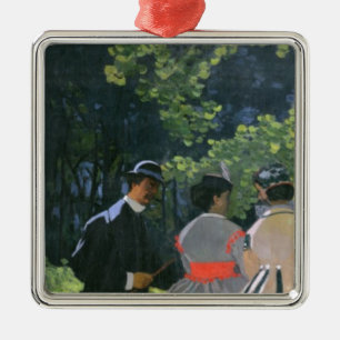 Claude Monet Dejeuner sur l'Herbe, Chailly Silbernes Ornament
