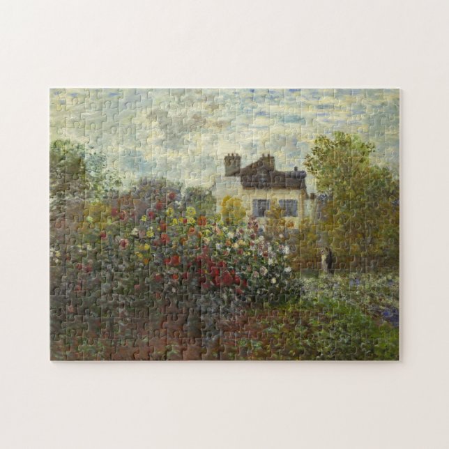 Claude Monet Der argentinische Garten des Künstler Puzzle (Horizontal)
