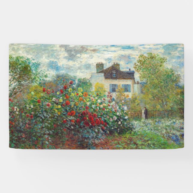 Claude Monet - Der argentinische Künstlergarten Banner (Horizontal)