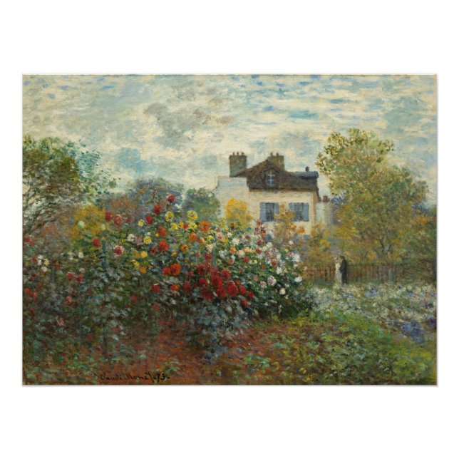 Claude Monet | Der argentinische Künstlergarten Poster (Vorderseite)