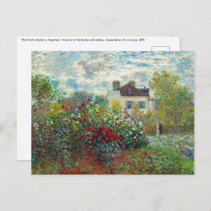 Claude Monet - Der argentinische Künstlergarten Postkarte