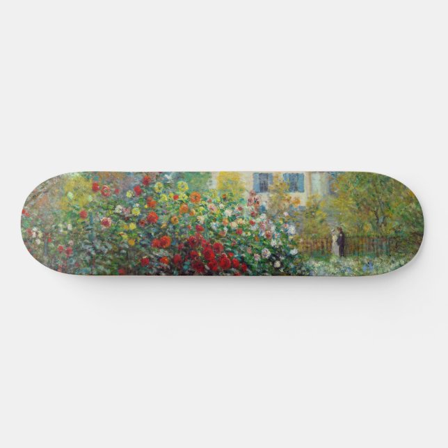 Claude Monet - Der argentinische Künstlergarten Skateboard (Horizontal)