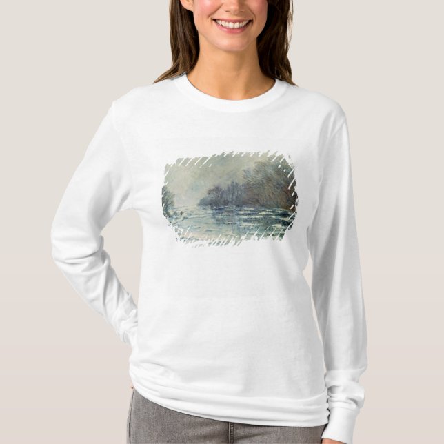 Claude Monet | der Bruch oben bei Vetheuil, c.1883 T-Shirt (Vorderseite)