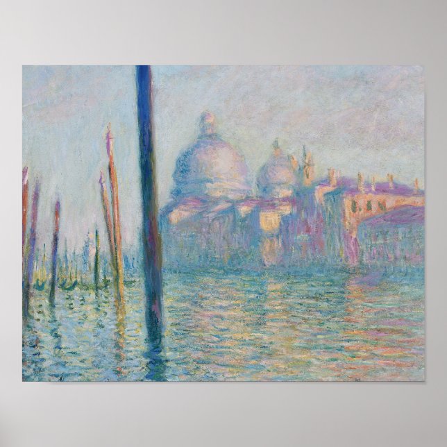 Claude Monet - Der Canal Grande Poster (Vorne)