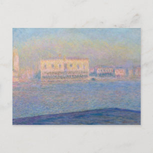 Claude Monet Der Dogenpalast aus San Gio Postkarte