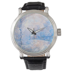 Claude Monet: Der Eingang zu Giverny unter Schnee Armbanduhr