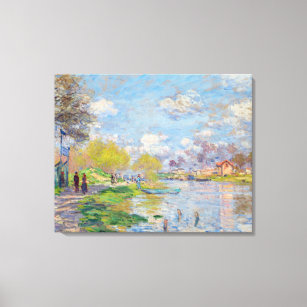 Claude Monet - Der Frühling der Seine Leinwanddruck