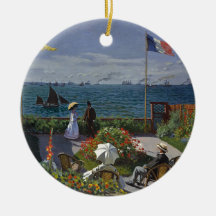 Claude Monet - der Garten an Sainte Adresse Kunst