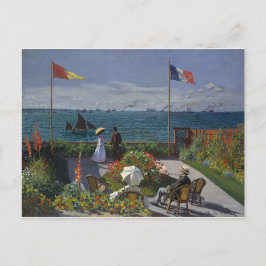 Claude Monet - Der Garten bei Sainte Adresse Art Postkarte