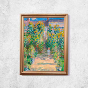 Claude Monet Der Garten der Künstler Sonnenblumen  Poster