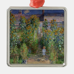 Claude Monet der Garten des Künstlers bei Silbernes Ornament