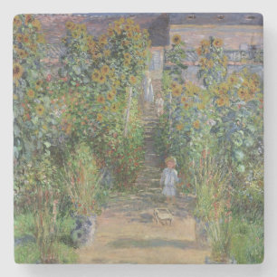 Claude Monet   der Garten des Künstlers bei Steinuntersetzer