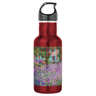 Claude Monet - Der Garten des Künstlers in Giverny Edelstahlflasche