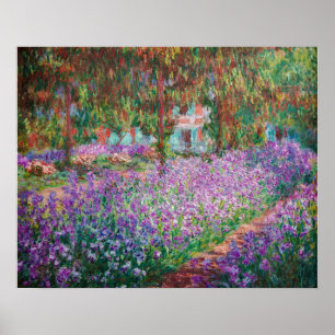 Claude Monet - Der Garten des Künstlers in Giverny Poster