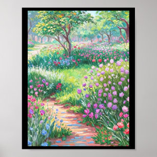 Claude Monet Der Garten des Künstlers in Giverny S Poster