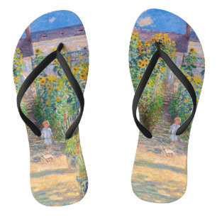 Claude Monet - Der Garten des Künstlers in Vetheui Flip Flops
