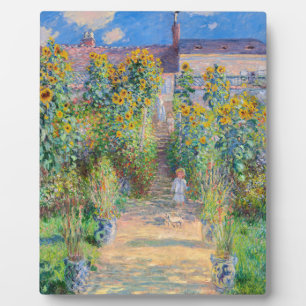 Claude Monet - Der Garten des Künstlers in Vetheui Fotoplatte