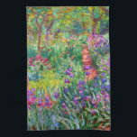 Claude Monet: Der Iris-Garten bei Giverny Küchentuch<br><div class="desc">Ein buntes klassisches Geschirrtuch,  das den Irisgarten bei Giverny,  gemalt vom französischen Impressionistmaler Claude Monet kennzeichnet.</div>