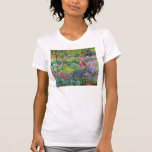 Claude Monet: Der Iris-Garten bei Giverny T-Shirt<br><div class="desc">Ein buntes klassisches Shirt,  das den Irisgarten bei Giverny,  gemalt vom französischen Impressionistmaler Claude Monet kennzeichnet.</div>